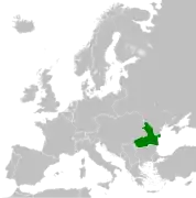 Det rumænske gamle kongerige i Europa (1914)