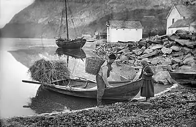 To personer ved vandkanten, 1876