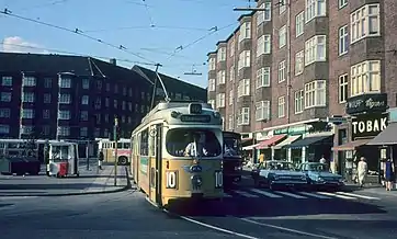 Toftegaards Plads / Vigerslev Alle, august 1968