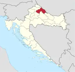 Koprivnica-Križevci distrikt