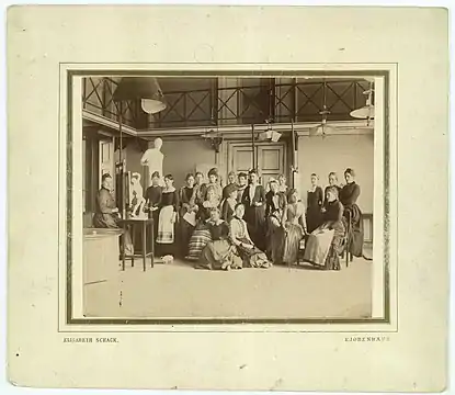 Kvindeakademiet ca 1885 af Elisabeth Schack