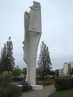 Kvindehoved af Pablo Picasso i Halmstad.