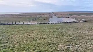 Låningsvejen set fra Ribediget