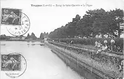 Étang de Saint-Quentin i begyndelsen af det 20. århundrede