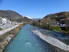 Bifloden L'Arly ved Albertville