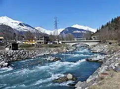 Isére ved Bourg-Saint-Maurice