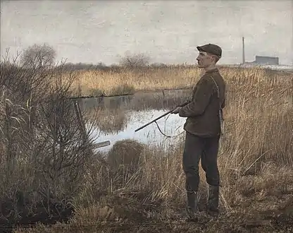 Jægeren i mosen, 1909