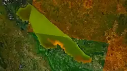 Rukwasøen set fra rummet.Foto: NASA