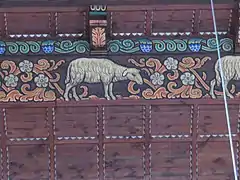 Dekoration med lam i loft