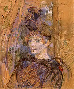 Portræt af Toulouse-Lautrec, 1886-87