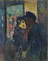 Le couple au cabaret du Lapin Agile, 1895