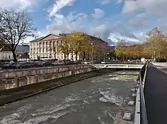 Leysse-floden i Chambéry
