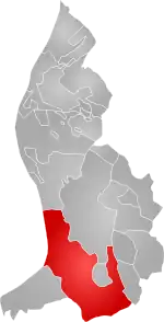 Triesens lokalisering