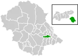 Byen Lienz i distriktet Lienz