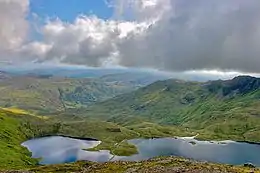 Llyn Llydaw set fra Crib Goch
