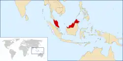  Malaysias placering  (rød)[Forklaring]