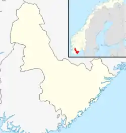 Sandøya ligger i Aust-Agder