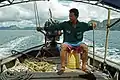 Bådføreren (kaptajnen) ud for Koh Poda, Krabi
