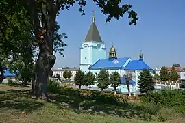 Sankt Georgskirken (1264), set fra siden