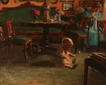 Dagligstueinteriør, 1905