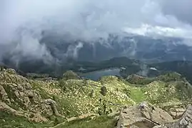 Liqeni i Madh set fra toppen