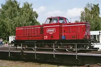 MaK 800 D i tysk bemaling