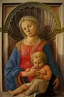 Madonna og barnet af Filippo Lippi, o. 1440, tempera på træ, 79x51.1 cm, National Gallery of Art, Washington DC