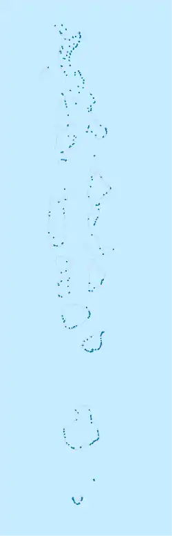 Malé ligger i Maldiverne