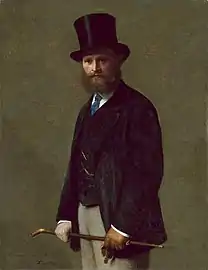 Fantin-Latour:Portrait d'Edouard Manet 1867