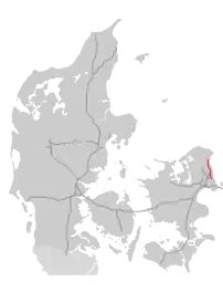 Helsingørmotorvejens forløb