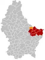 Beauforts placering i Luxembourg