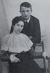 Schrimpf og hustru Maria Uhden, o. 1917