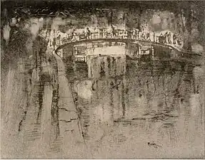 Bro over kanalBridge over canal, 1906