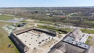 Udsigt fra tårnet i retning mod Skærbæk