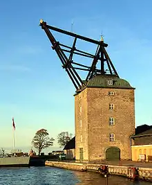 Mastekranen på Holmen