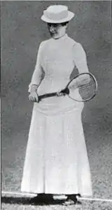 Maud Watson blev den første kvindelige Wimbledon-mester