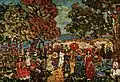 Maurice Brazil Prendergast: Landskab med figurer, 1913