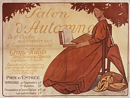 Plakat for udstillingen 1908