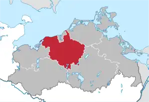 Landkreis Rostock i Mecklenburg-Vorpommern (imagemap)