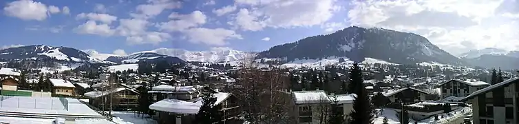 Megève om vinteren