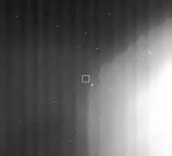 Methone den 1. juni 2004, under en søgning efter hidtil ikke kendte måner.