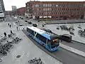 Tidligere Xbus linje 918X på Europaplads i Aarhus. Linjen blev lagt sammen med rute 118 i 2021