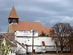 Den befæstede kirke i Miercurea Sibiului