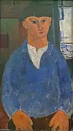 Kisling i 1918 af Amedeo Modigliani