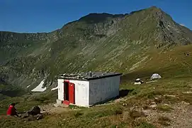 Moldoveanu toppen og Viștea shelter