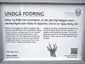 Fodring forbudt skilte