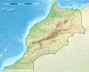 Jordskælvet i Agadir 1960 er placeret i Marokko