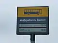 Busstoppested ved Vestsjællands Centret i Slagelse.