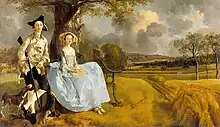 Thomas Gainsborough: Mr and Mrs Andrews (1748-1750)