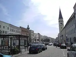Den gamle bydel, i Inn-Salzach-Stil